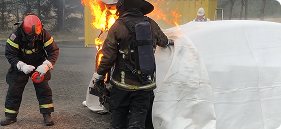 Coperte Antifiamma per Incendi da Batterie al Litio