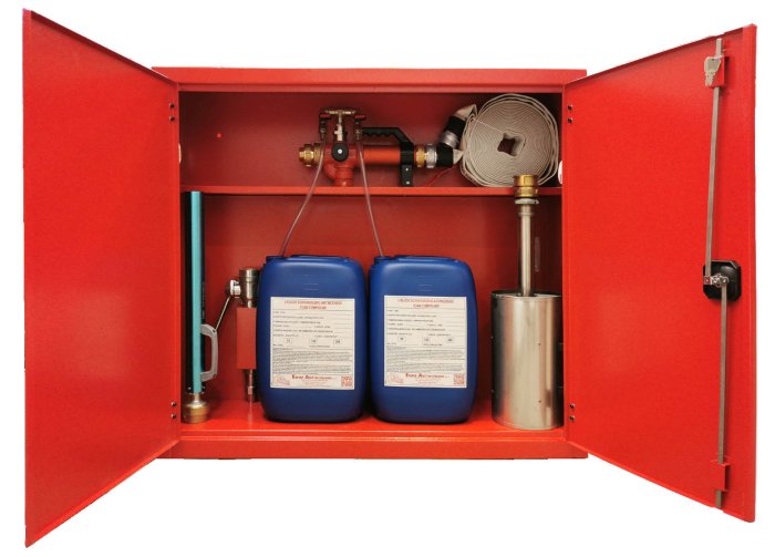 Multipurpose Water-Foam Hose Reel Cabinet