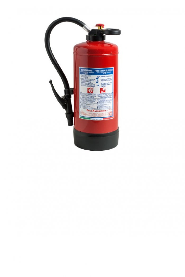 9Kg Potassium Sulphate Powder Fire Extinguisher - Model 25094 - EN 3/7 - PED 2014/68/EU. 