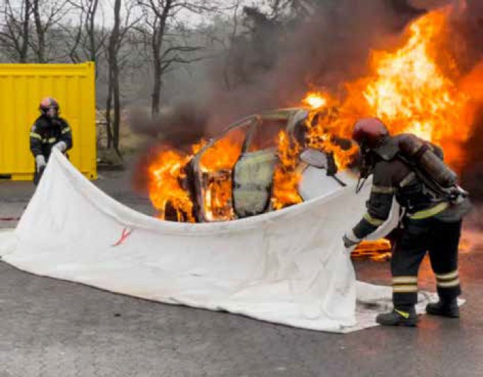 Coperta Antifiamma per automobili - Codice 2930-96