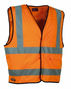 Gilet av clear colore arancio tg.xl