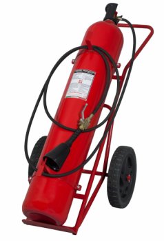 50 Kg Co2 Wheeled Fire Extinguisher MED 2014/90/UE model 14504