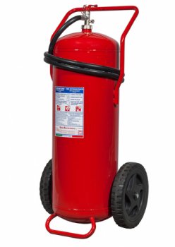  100 Kg Powder Wheeled Fire Extinguisher UNI EN 1866-1 - PED 2014/68/UE -   - Code 18118 