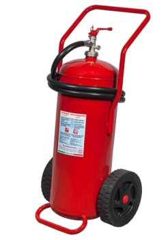 50 L water + additive wheeled fire extinguisher - UNI EN 1866-1 - Model: 19508-11 - MED 2014/90/EU - PED 2014/68/UE