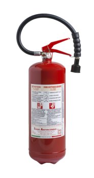 6 L. Water + Additive FIRE EXTINGUISHER - 21A 183B - Model 22062-1 - PED - UNI EN 3-7 2014/68/EU