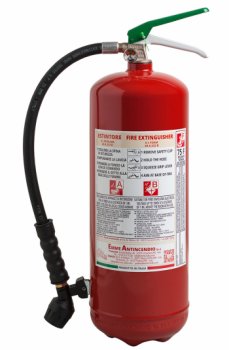  6 L. Foam Fire Extinguisher- Code 22064E- 43 A 233 B 75 F - UNI EN 3-7 - - PED 2014/68/UE 