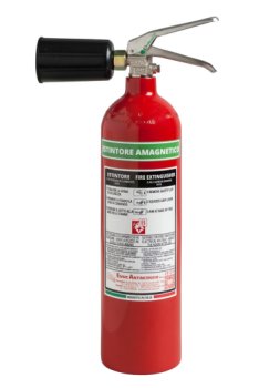 2 kg Kohlendioxid-Feuerlöscher - 34B - Amagnetisch - 23020-9 - UNI EN 3-7