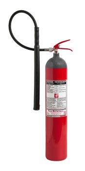 5 Kg CO2 Portable Fire Extinguisher - PED EN 3-7 - Model: 23058-32G - ogive color gray Ral 7037