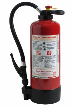 6 L foam fire extinguisher pressurized at moment of use - 34A 233B - Code 32063-1
