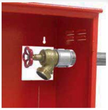 Cassetta Uni 45 Rossa Ral3000 Cambio Rapido con Portello per Lastra Safe Window (Escluso Lastra Cod.0886)