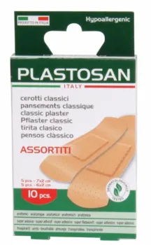 ASTUCCIO DA 10 CEROTTI ASSORTITI PLASTOSAN (CER075)