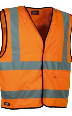 Gilet av clear colore arancio tg.xl