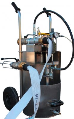 Pneumatic multifunction unit for the testing and drying of firefighting pipe andextinguishers max 60 bar - Model 1534-6