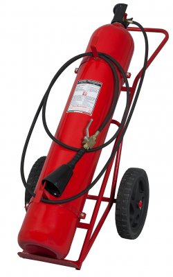 50 Kg Co2 Wheeled Fire Extinguisher MED 2014/90/UE model 14504