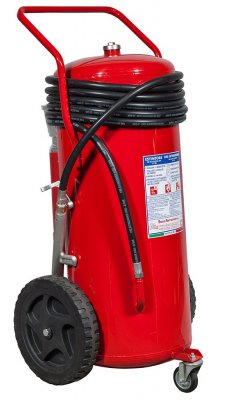 150 Kg  Dry  Powder Wheeled Fire Extinguisher - A IV B C - MED 2014/90/EU - Code 16158-52