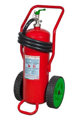 25 L Water + additive Wheeled Fire Extinguisher - UNI EN 1866-1 - Model: 19258 - Lombardia 18241 - MED 2014/90/EU - PED 2014/68/UE