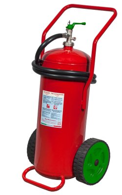 50 L water + additive wheeled fire extinguisher - UNI EN 1866-1 - Model: 19508-11 - MED 2014/90/EU - PED 2014/68/UE