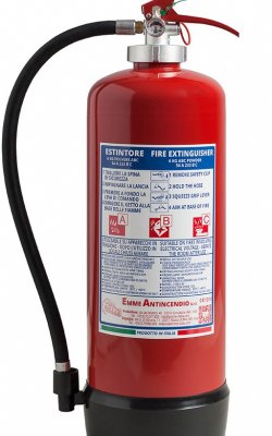 6 Kg Dry Powder Fire Extinguisher - 34 A 233 B C - EN 3-7 - Code 21063-40
