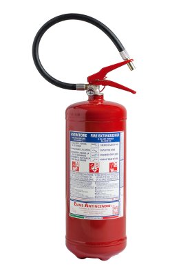 Dry Powder Portable fire extinguisher kg 6 - Model 21063-50 - 34A 233BC - UNI EN 3-7