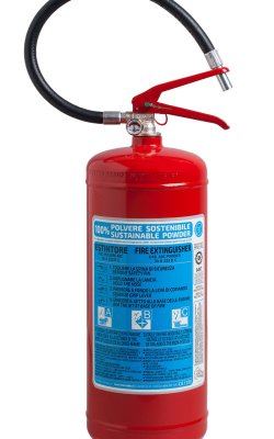 6 Kg powder fire extinguisher - Model 21063-540 - 34A 233BC - UNI EN 3-7 - 100% Sustainable Powder