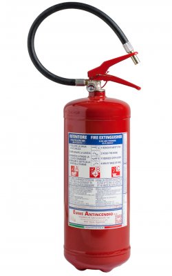 6 Kg Powder Fire Extinguisher- Code 21064-7- 43A 233B C- EN 3-7