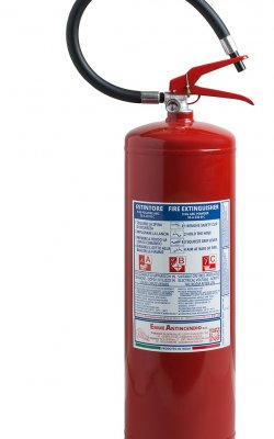 21095-7 : Bærbart brannslukningsapparat, 9 kg ABC-pulver