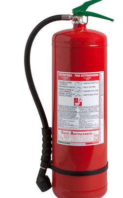 9 L Water Fire Extinguisher - Code 22092-1 - 21A - UNI EN 3-7