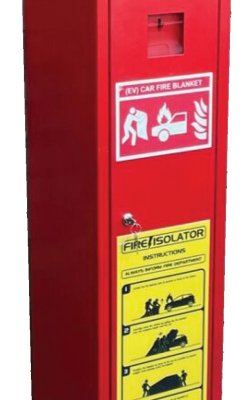 Box verticale da esterno con lastra per contenimento coperta antincendio e accessori - Codice 2931-20