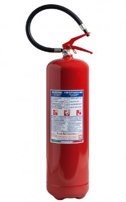 9 Kg Powder Fire Extinguisher - EN 3/7 - 2008 - Model 21095-5 - MED 2014/90/EU, S.O.L.A.S. - PED 2014/68/EU
