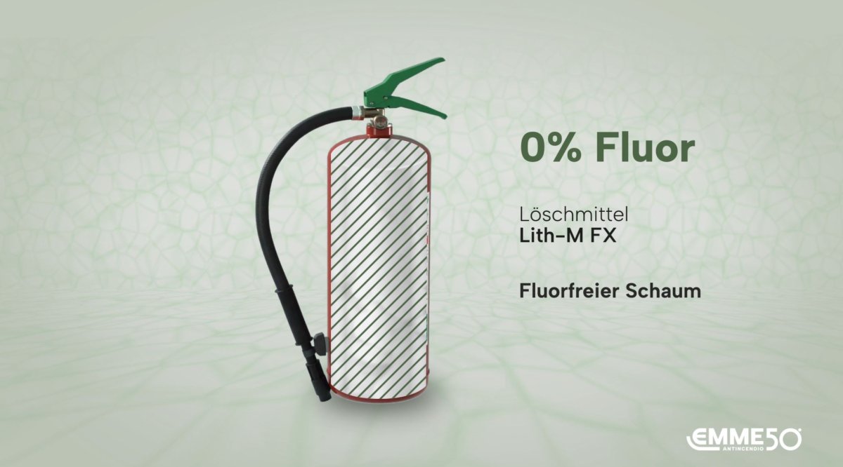 Fluorfreier Schaum-Lithium-Batterie-Feuerlöscher - "Fluorfrei" 22066-915