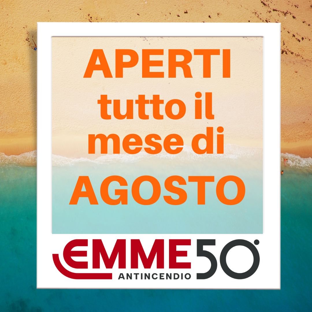 Aperti tutto il mese di agosto!