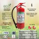 new 4kg Clean Agent fire extinguisher